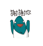 笑っシャーク（個別スタンプ：8）