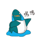 笑っシャーク（個別スタンプ：28）