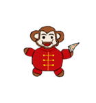 Momo - Monkey New Year（個別スタンプ：14）