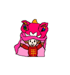 Momo - Monkey New Year（個別スタンプ：15）