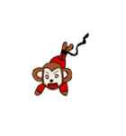 Momo - Monkey New Year（個別スタンプ：27）