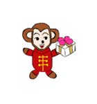 Momo - Monkey New Year（個別スタンプ：31）