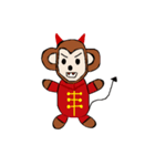 Momo - Monkey New Year（個別スタンプ：40）