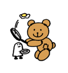 ボロクマくんの華麗なる日々（個別スタンプ：17）
