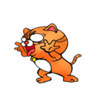 George the cat a good time（個別スタンプ：2）