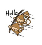 Happy monkeys（個別スタンプ：2）