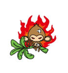 Happy monkeys（個別スタンプ：7）