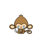 Happy monkeys（個別スタンプ：19）