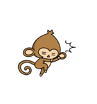 Happy monkeys（個別スタンプ：34）