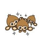 Happy monkeys（個別スタンプ：40）