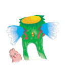 Kappa ＆ naked chicken（個別スタンプ：18）