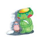 Kappa ＆ naked chicken（個別スタンプ：19）
