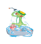 Kappa ＆ naked chicken（個別スタンプ：22）