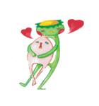 Kappa ＆ naked chicken（個別スタンプ：27）