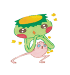Kappa ＆ naked chicken（個別スタンプ：34）