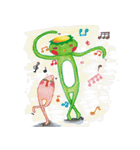 Kappa ＆ naked chicken（個別スタンプ：36）