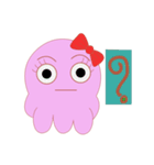 Pink Octopus（個別スタンプ：14）