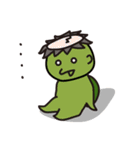 海辺で暮らしているカッパ（個別スタンプ：21）
