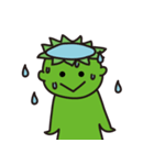 海辺で暮らしているカッパ（個別スタンプ：24）