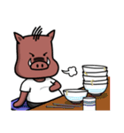 Pig's home（個別スタンプ：26）