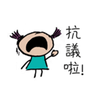 Purple Hair Girl（個別スタンプ：1）