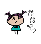 Purple Hair Girl（個別スタンプ：3）