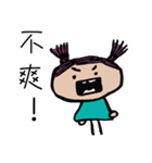 Purple Hair Girl（個別スタンプ：4）