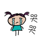 Purple Hair Girl（個別スタンプ：5）