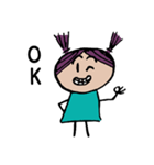 Purple Hair Girl（個別スタンプ：12）