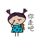 Purple Hair Girl（個別スタンプ：17）