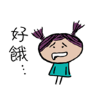 Purple Hair Girl（個別スタンプ：24）