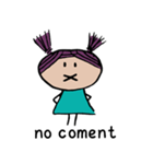 Purple Hair Girl（個別スタンプ：25）