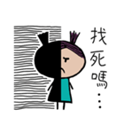Purple Hair Girl（個別スタンプ：27）