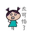 Purple Hair Girl（個別スタンプ：29）