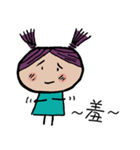 Purple Hair Girl（個別スタンプ：30）