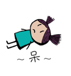 Purple Hair Girl（個別スタンプ：32）