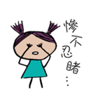 Purple Hair Girl（個別スタンプ：33）