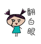 Purple Hair Girl（個別スタンプ：34）