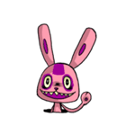 Funny Crazy Rabbit（個別スタンプ：1）
