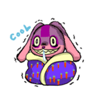 Funny Crazy Rabbit（個別スタンプ：11）