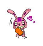 Funny Crazy Rabbit（個別スタンプ：13）
