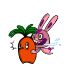 Funny Crazy Rabbit（個別スタンプ：15）