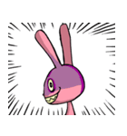 Funny Crazy Rabbit（個別スタンプ：19）