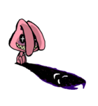 Funny Crazy Rabbit（個別スタンプ：22）