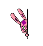 Funny Crazy Rabbit（個別スタンプ：25）