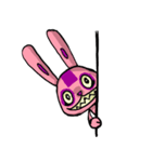 Funny Crazy Rabbit（個別スタンプ：26）