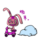 Funny Crazy Rabbit（個別スタンプ：31）