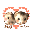 フェレット家族（個別スタンプ：25）