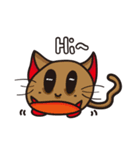 麻吉猫の家庭で（個別スタンプ：1）