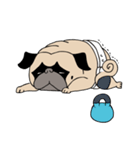 Pug's Gym（個別スタンプ：3）